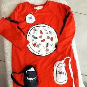 Teelanyc girls dress pizza
